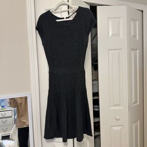 LOFT Elegant Dark Grey Dress